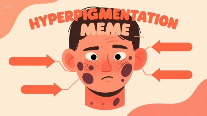 hyperpigmentation meme